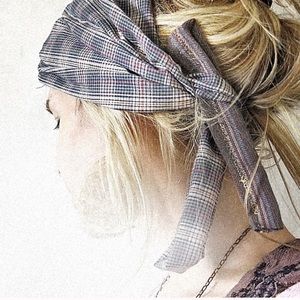 Upcycled tie-back head band from the amazing @londonerus